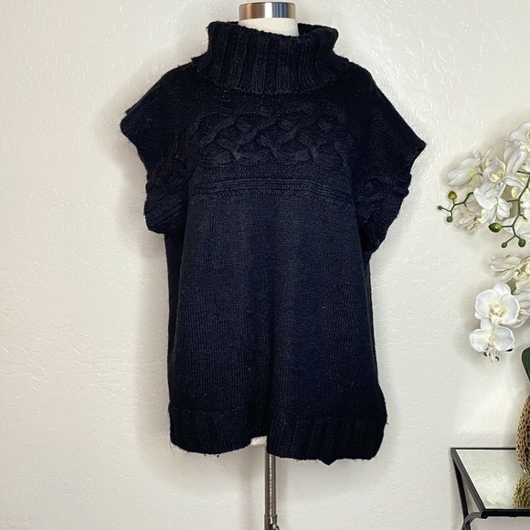 Theory Womens Wool Sleeveless Turtleneck Sweater P - Picture 1 of 5